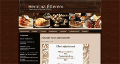 Desktop Screenshot of herminaetterem.hu